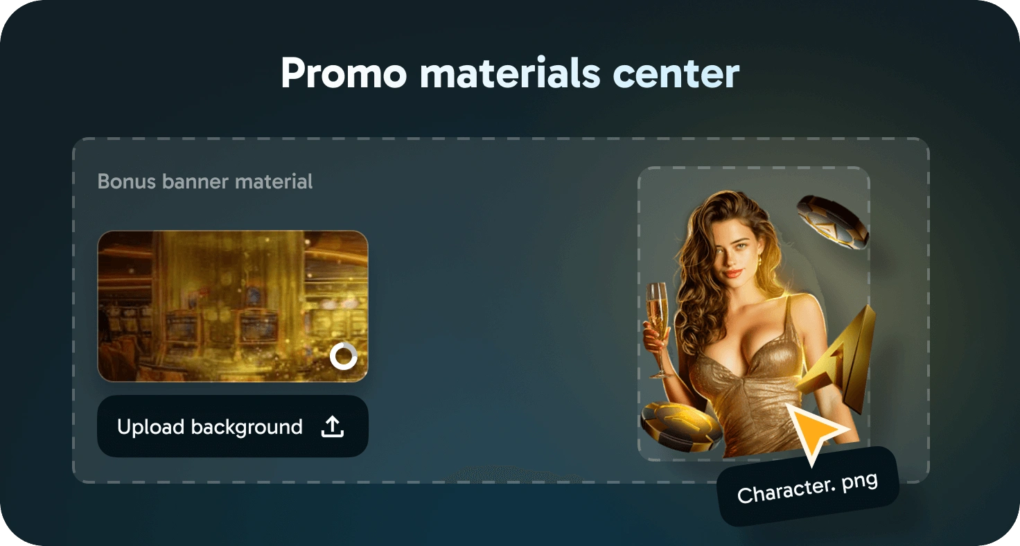 Promo materials center