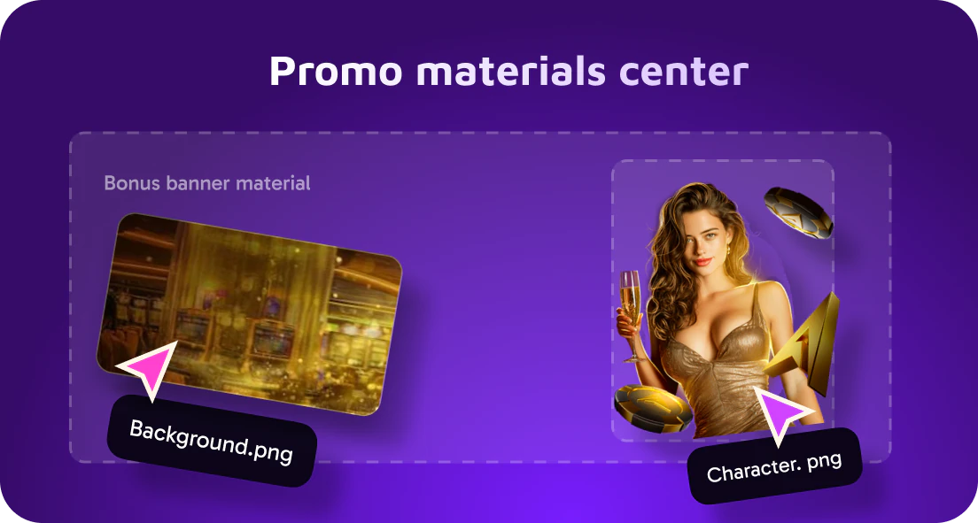 Promo materials center
