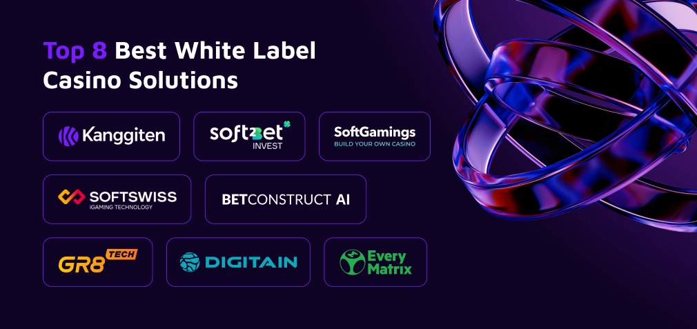 best 8 white label casino solutions