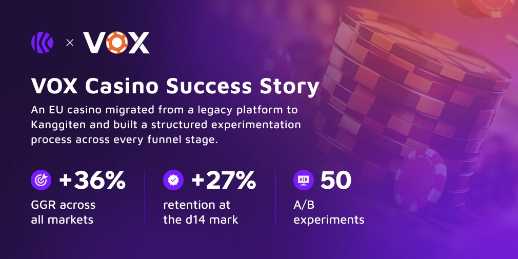 vox casino platform migration case study